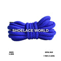 Royal Blue Puffy Soft Rope Shoelaces