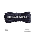 Deep Navy Puffy Soft Rope Shoelaces