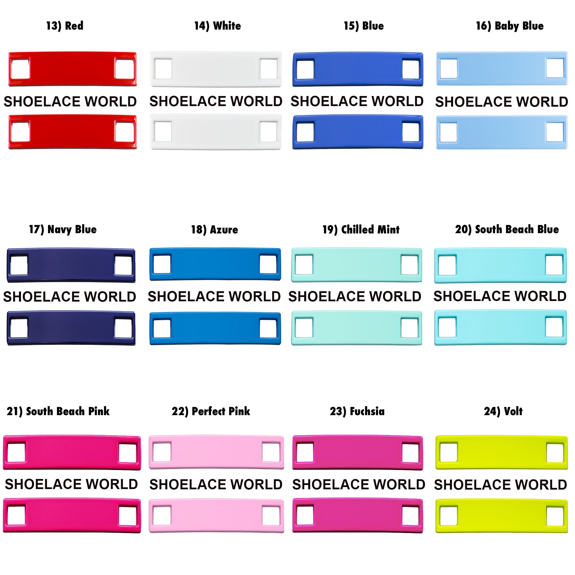 Metal Shoelace 1.5 Lace Tags