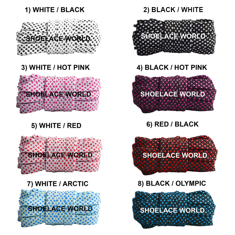 Flat Dot Pattern Shoelaces