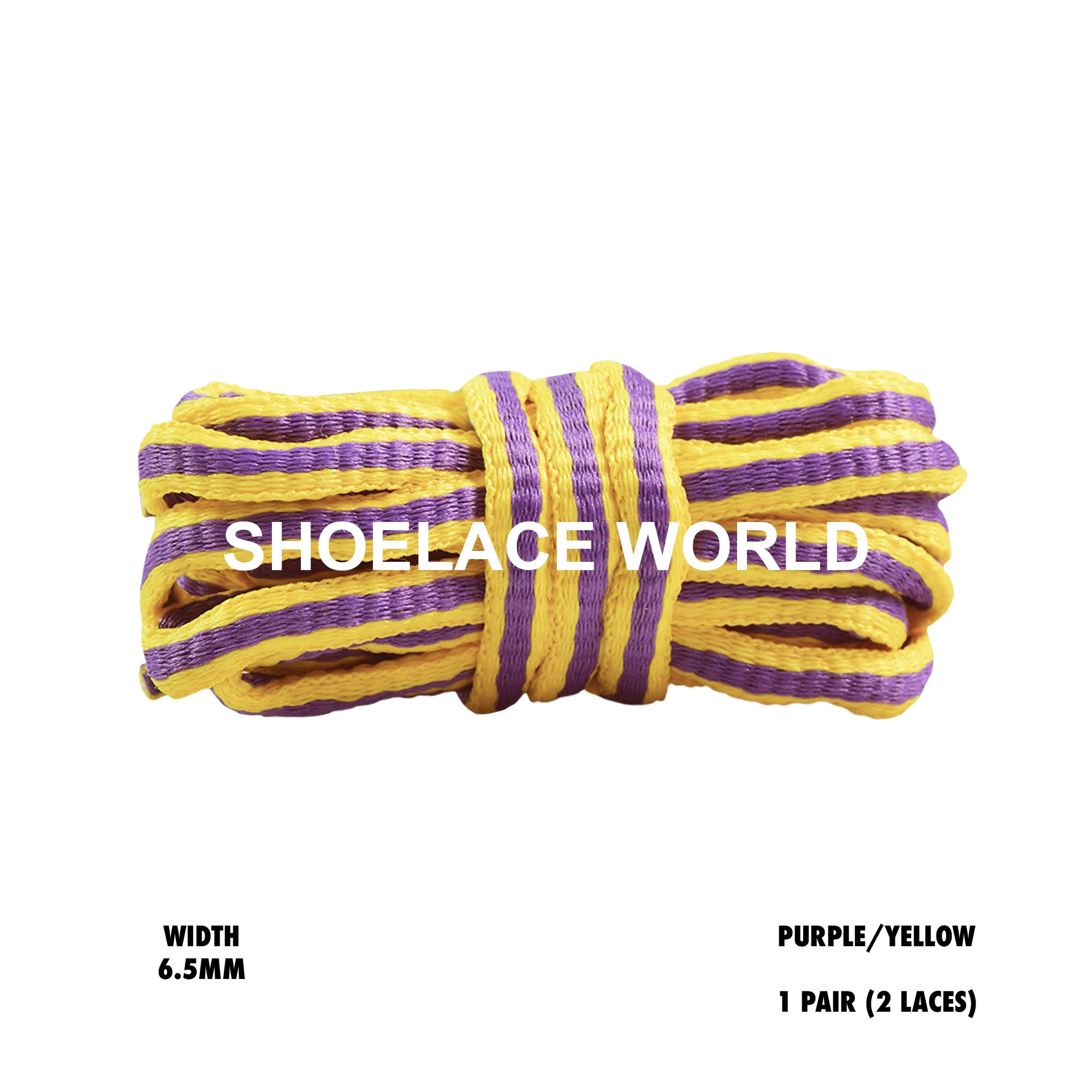 Multicolor Blurred Oval Shoelaces