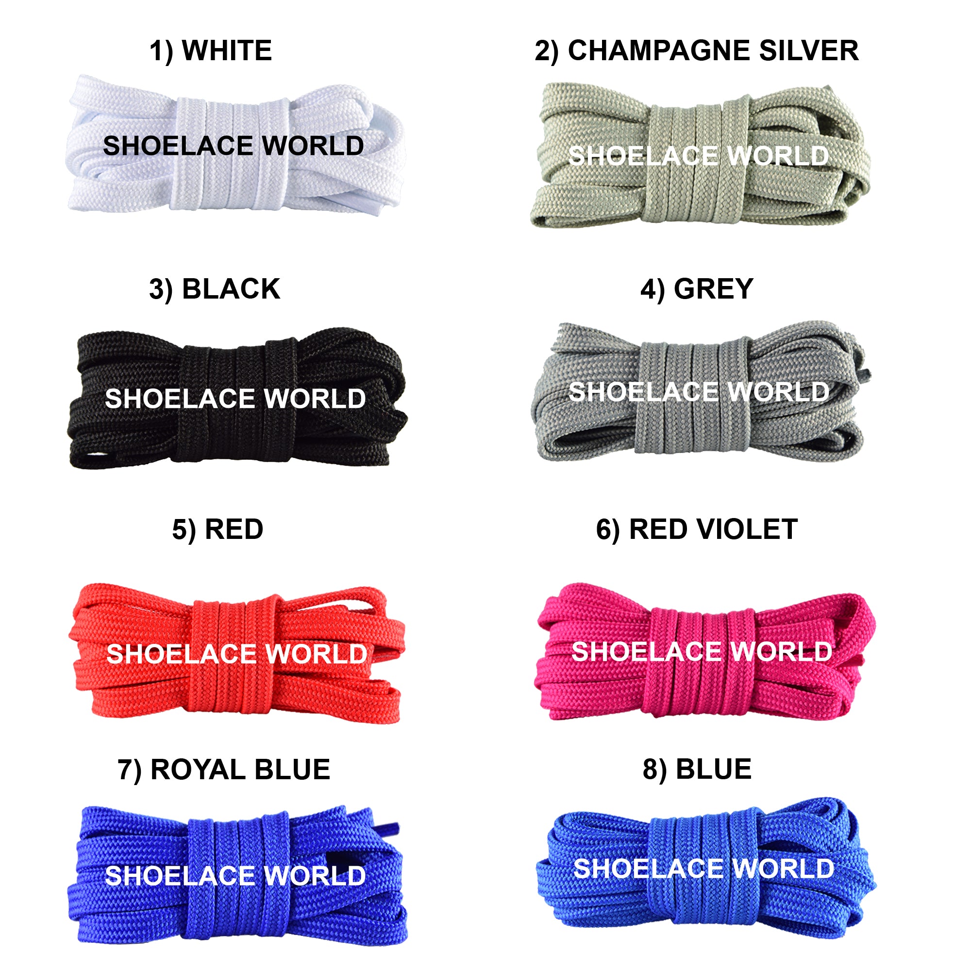 Slim Hollow Flat Shoelaces