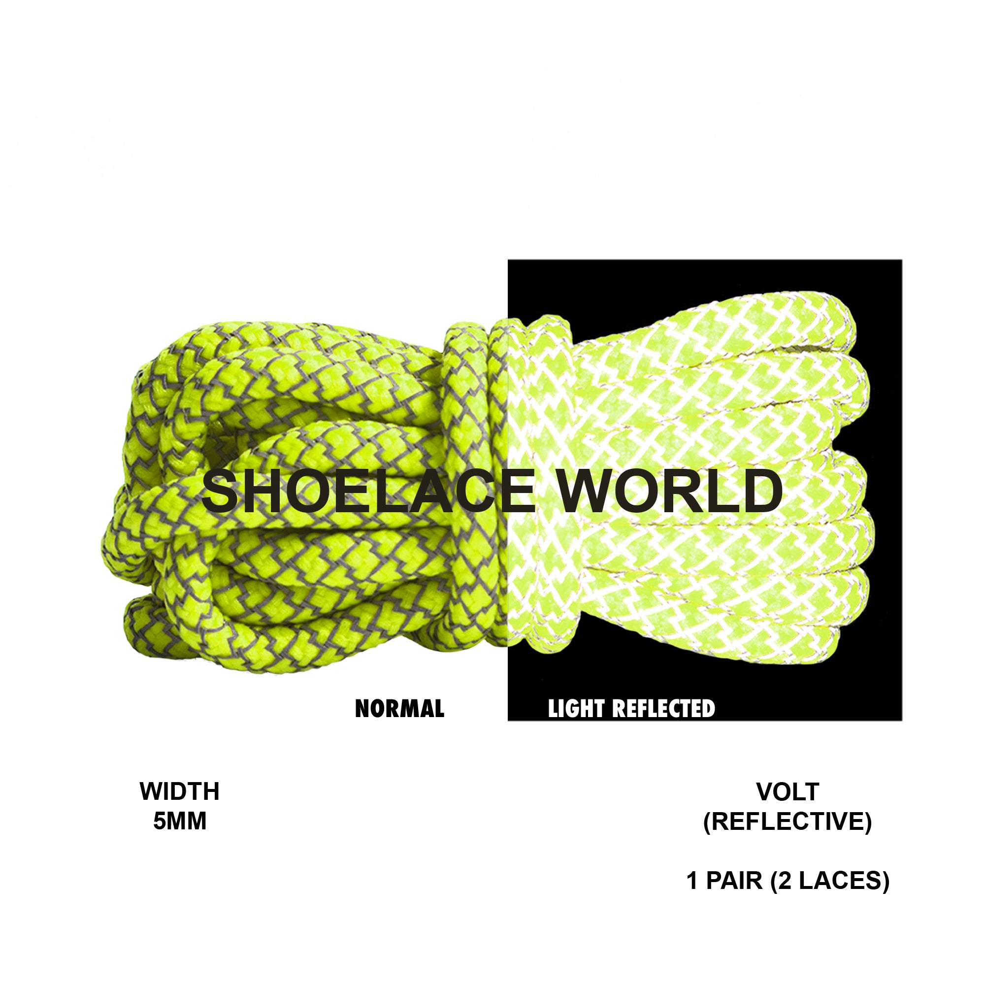 Reflective Rope Shoelaces