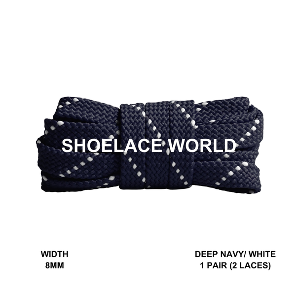 Pattern Double Threaded Flat Shoelaces